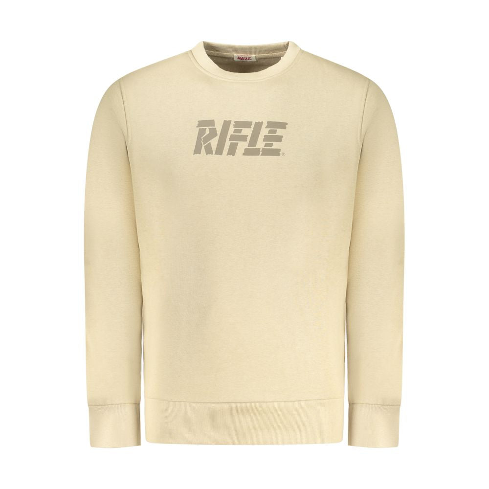 Beige Cotton Men's Sweatshirt