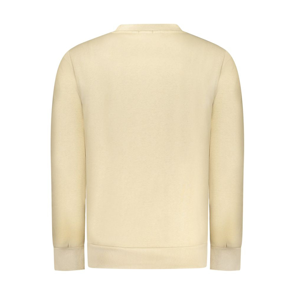 Beige Cotton Men's Sweatshirt