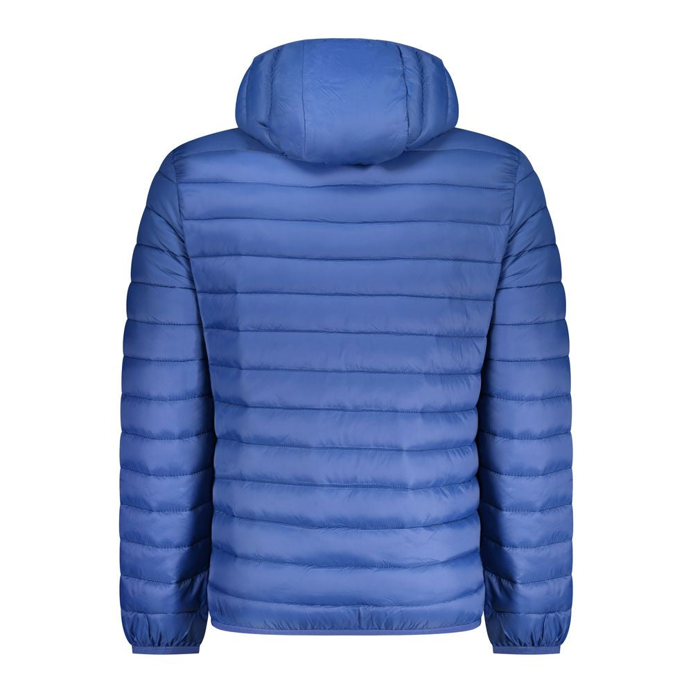 Blaue Polyamid-Herrenjacke