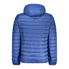 Blaue Polyamid-Herrenjacke