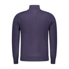 Blue Polyester Men's Sweater