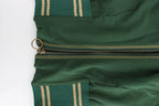 Green Mock Zip Cardigan Sweatshirt Sweater Jacket