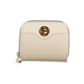 Beige Polyurethane Women Wallet