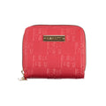 Red Polyurethane Women Wallet