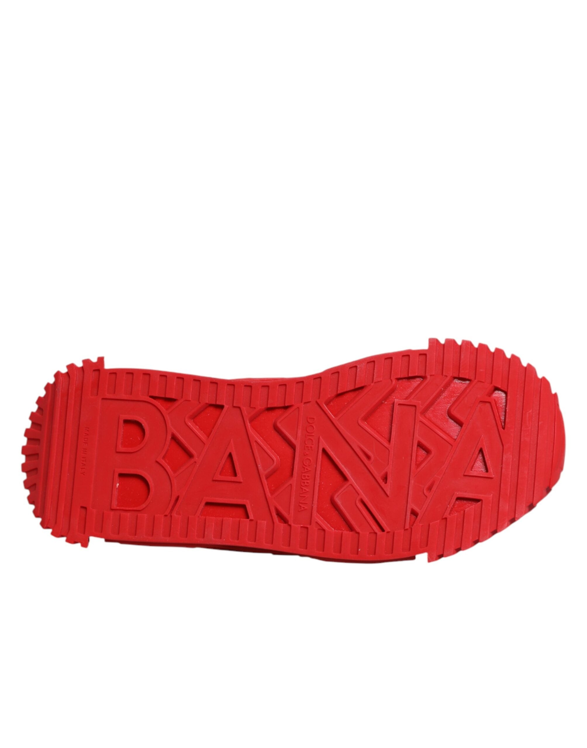 Rote Logo-Spitzen-Low-Top-NS1-Sneaker