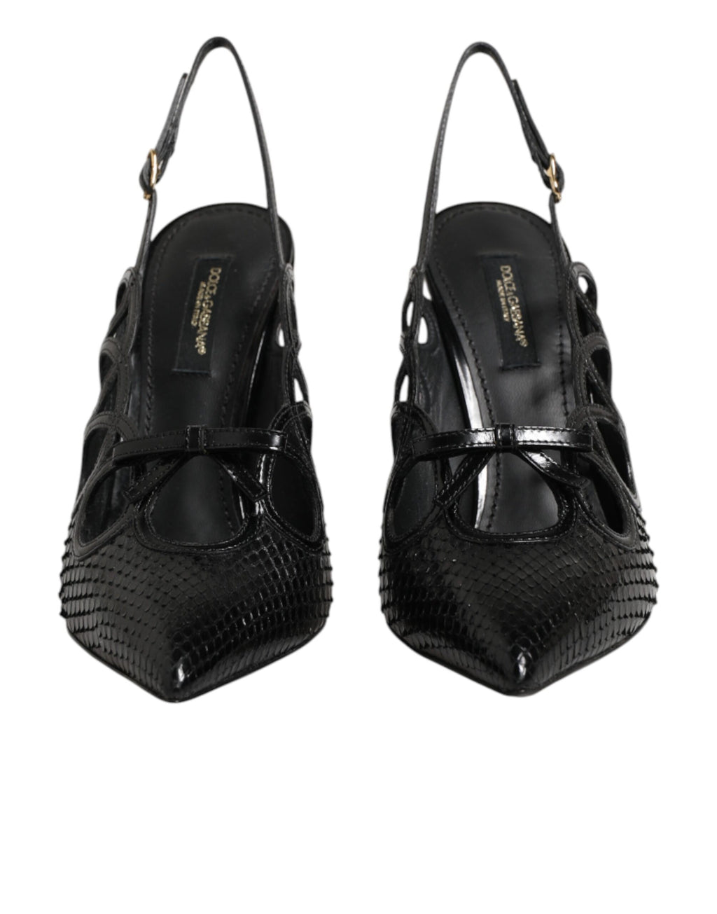 High Heels Slingpumps aus Leder