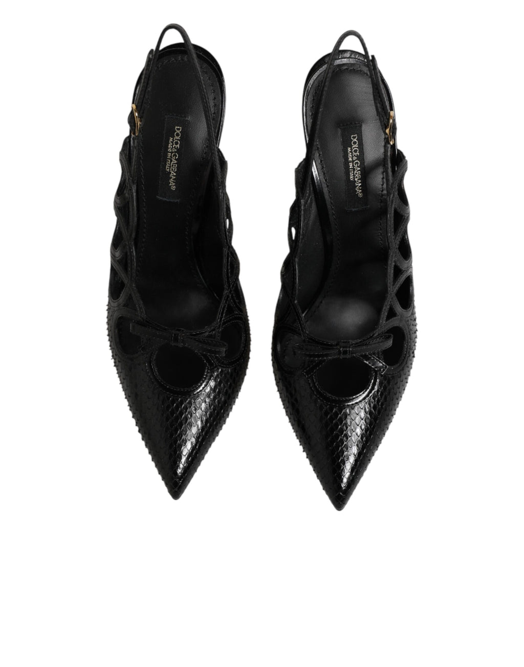 High Heels Slingpumps aus Leder
