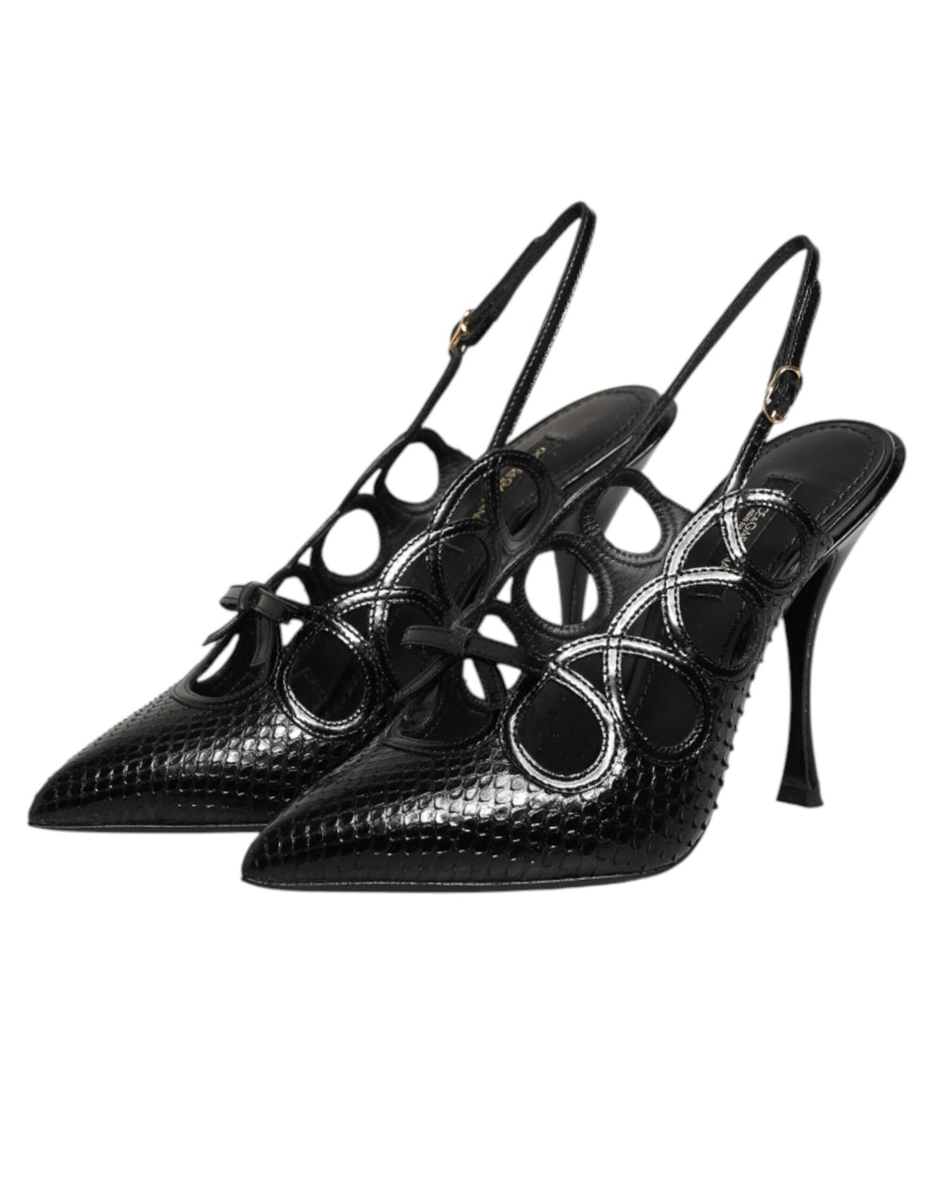 High Heels Slingpumps aus Leder