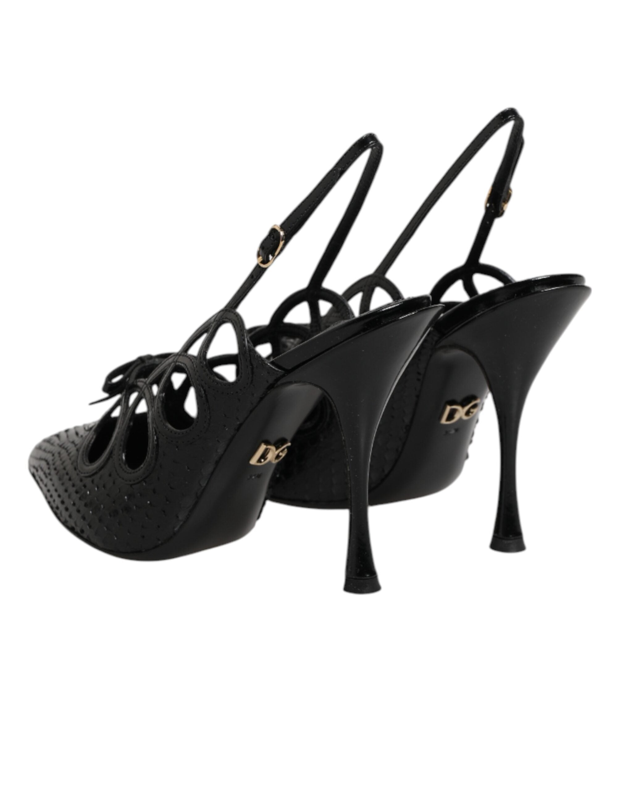 High Heels Slingpumps aus Leder