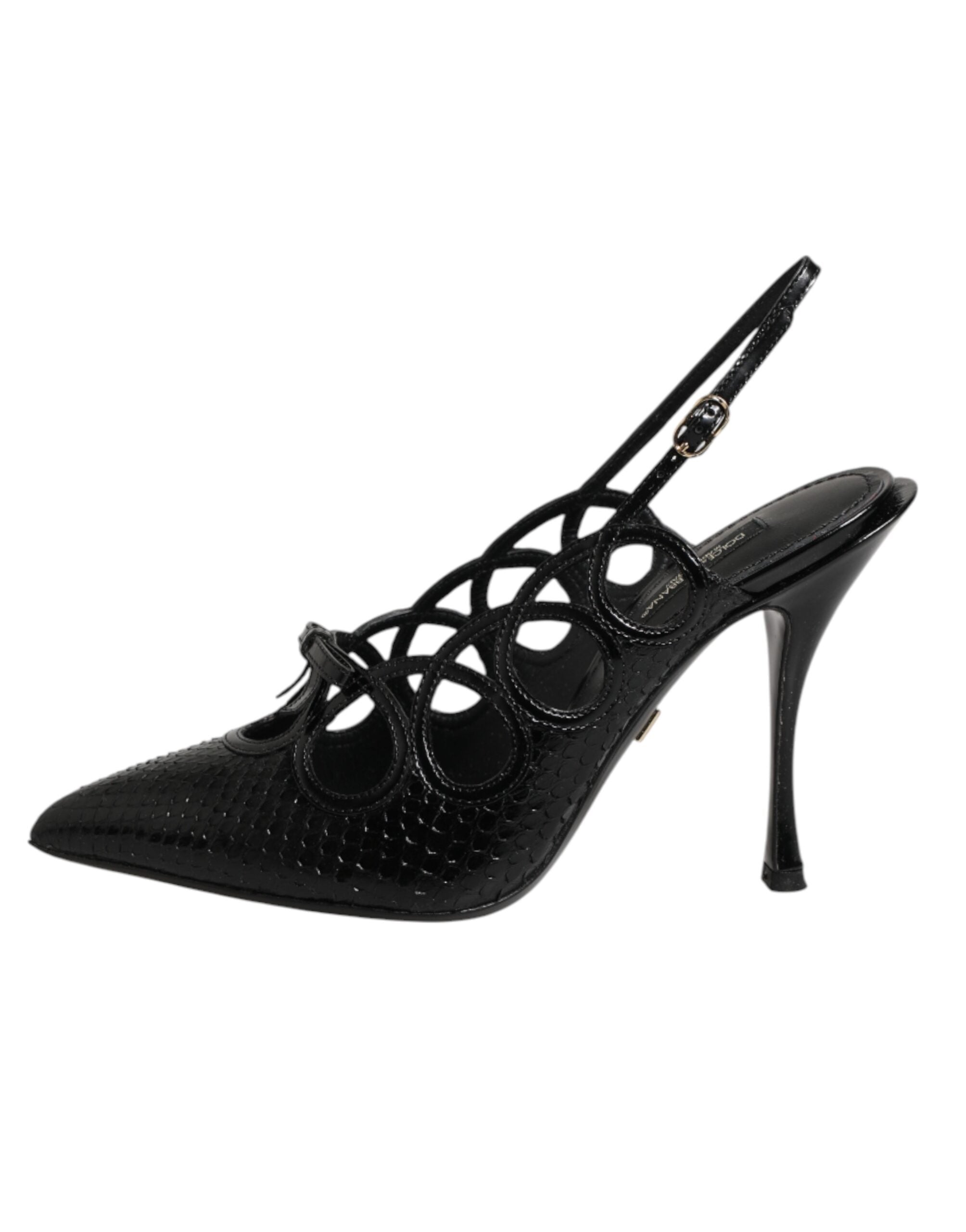High Heels Slingpumps aus Leder