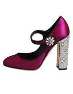 Pink Embellished High Heels Pumps Shoes