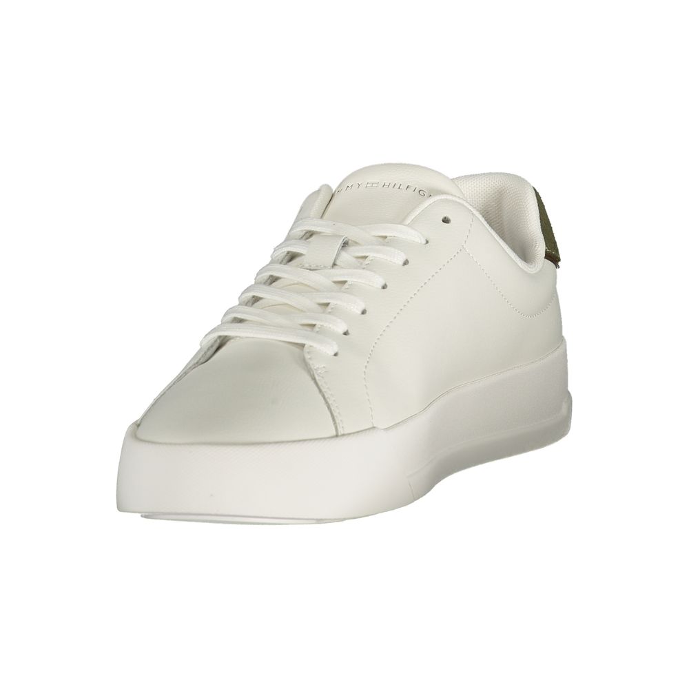 Weiße Polyurethan Herren-Sneaker