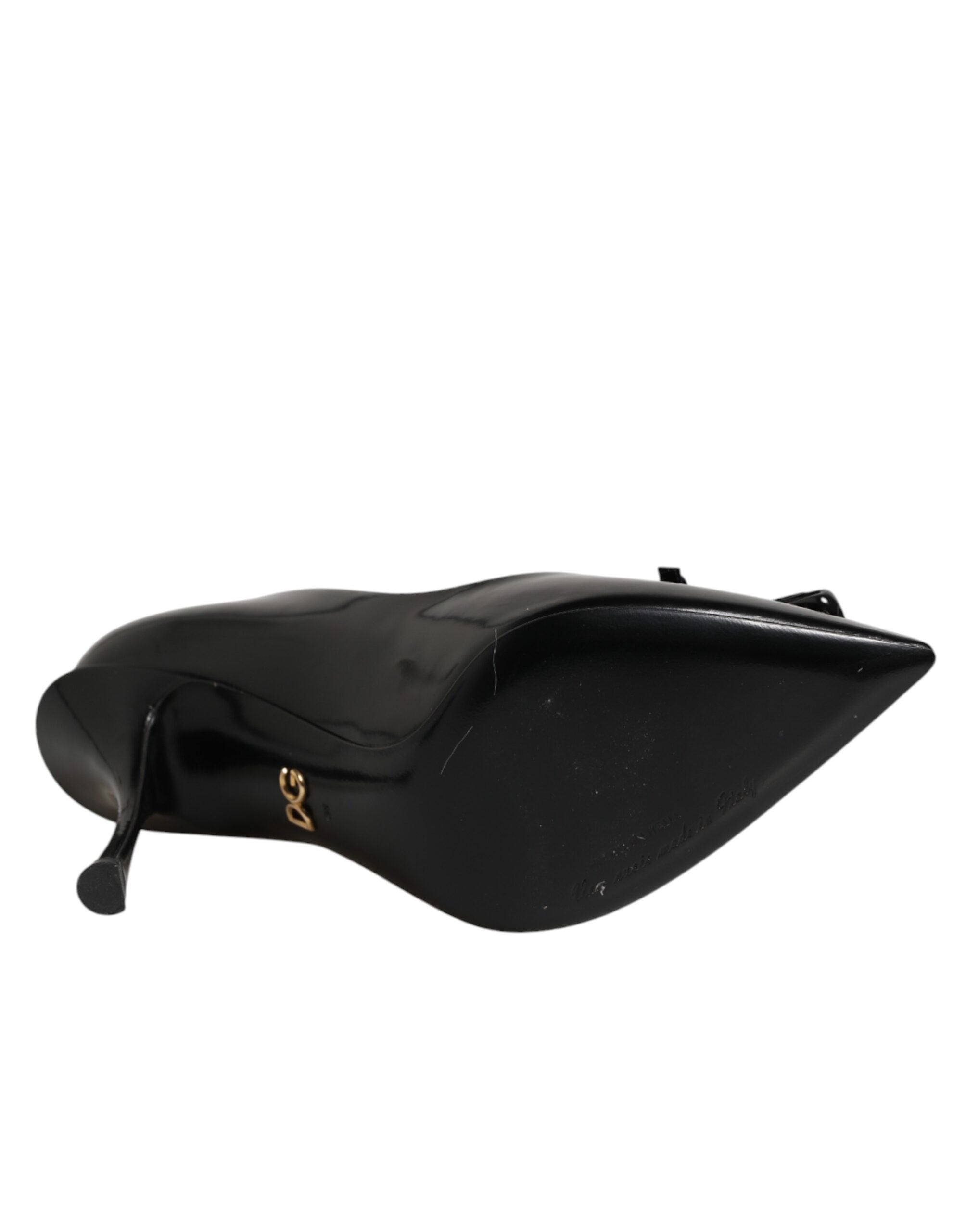 Schwarze Tasche Verzierte Pumps Schuhe