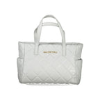 Gray Polyurethane Women's Bag