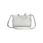 Gray Polyurethane Women's Bag
