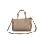 Brown Polyurethane Women's Bag