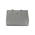Gray Polyurethane Women's Bag