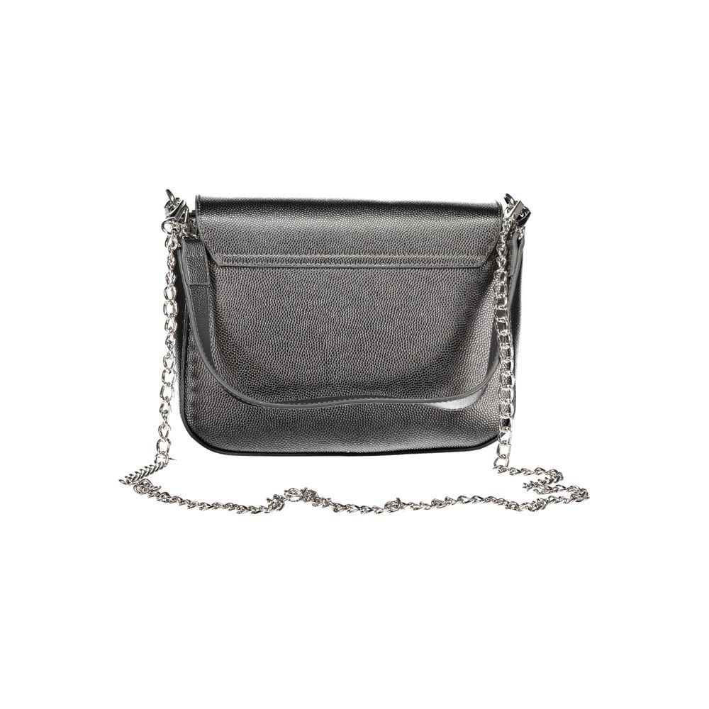 Borsa da donna in poliuretano grigio