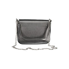 Borsa da donna in poliuretano grigio