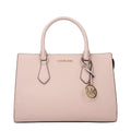 Rosa Stoffhandtasche