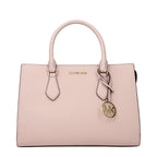 Rosa Stoffhandtasche