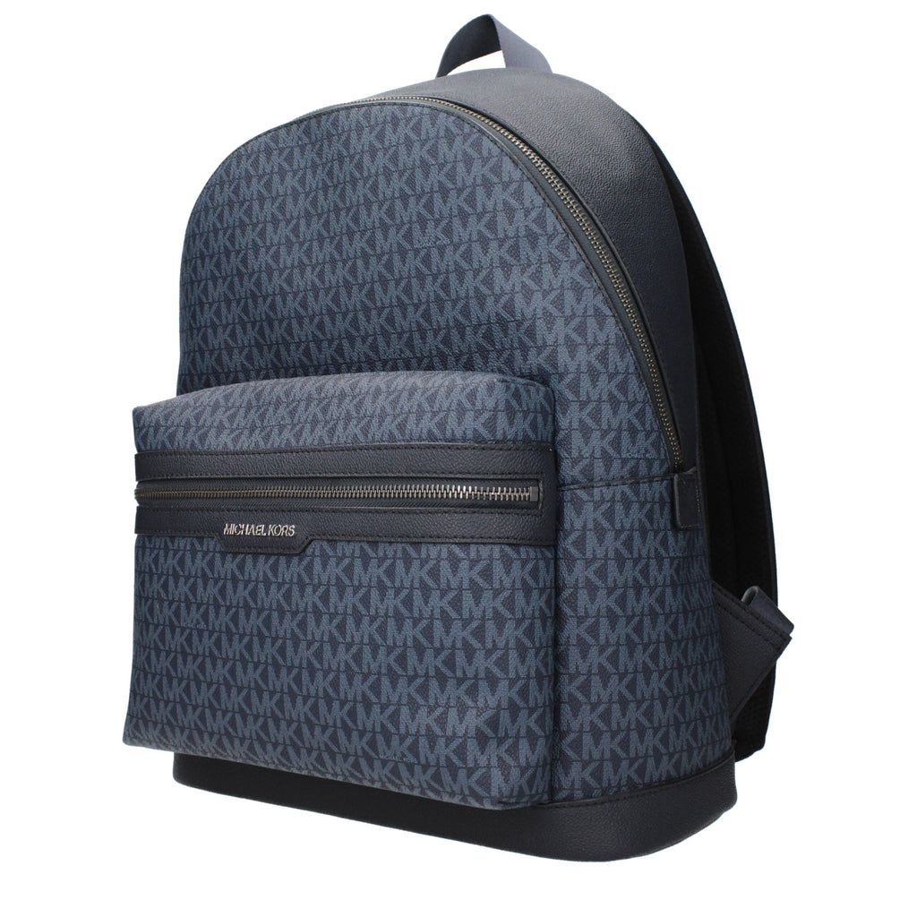 Rucksack aus blauem Stoff