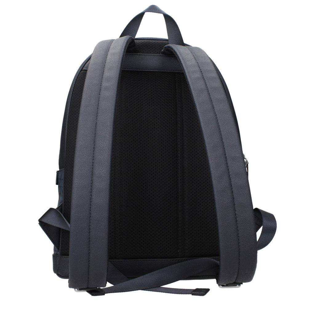 Rucksack aus blauem Stoff
