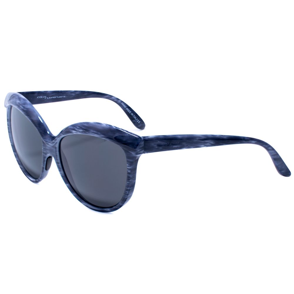 Sonnenbrille aus grauem Azetat