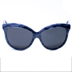 Sonnenbrille aus grauem Azetat