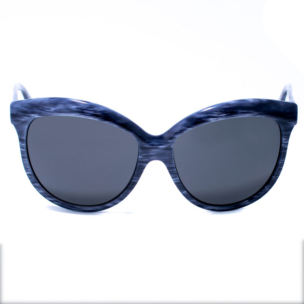 Sonnenbrille aus grauem Azetat