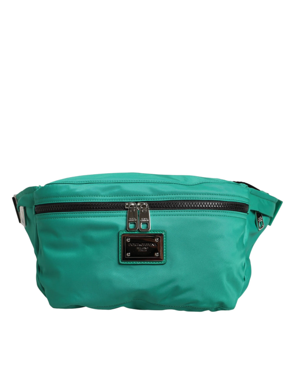 Grüne Logo Plakette Nylon Gürteltasche Herren Bauchtasche