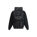 Schwarzes Baumwollsweatshirt