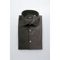 Gray Cotton Men's Shirt
