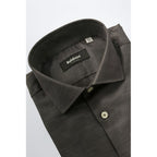 Gray Cotton Men's Shirt