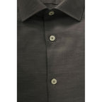 Gray Cotton Men's Shirt