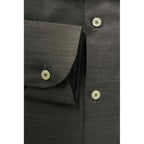 Gray Cotton Men's Shirt