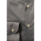 Gray Cotton Men Shirt