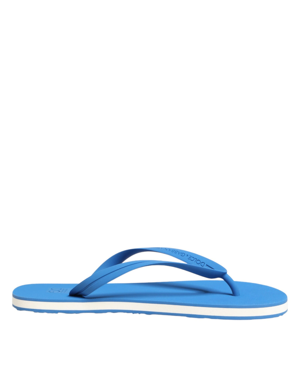 Blau-weißes Logo Strandbekleidung Flats Slipper Schuhe
