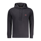 Blue Cotton Men's Hoodie
