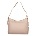 Rosa Poliuretano Donna Bag with Adjustable and Removable Strap