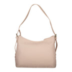 Rosa Poliuretano Donna Bag with Adjustable and Removable Strap