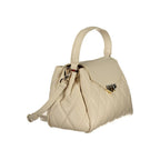 Beige Damentasche aus Polyurethan