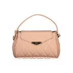 Pink Polyurethane Women's Bag