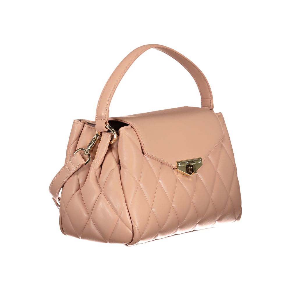 Pink Polyurethane Women's Bag