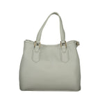 Gray Polyurethane Women's Bag