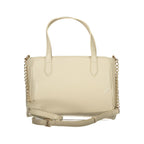 Beige Damen-Polyurethan-Tasche