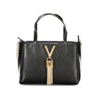 Black Polyurethane Women's Bag