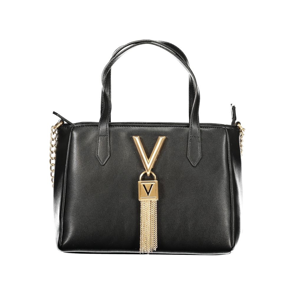 Black Polyurethane Women's Bag