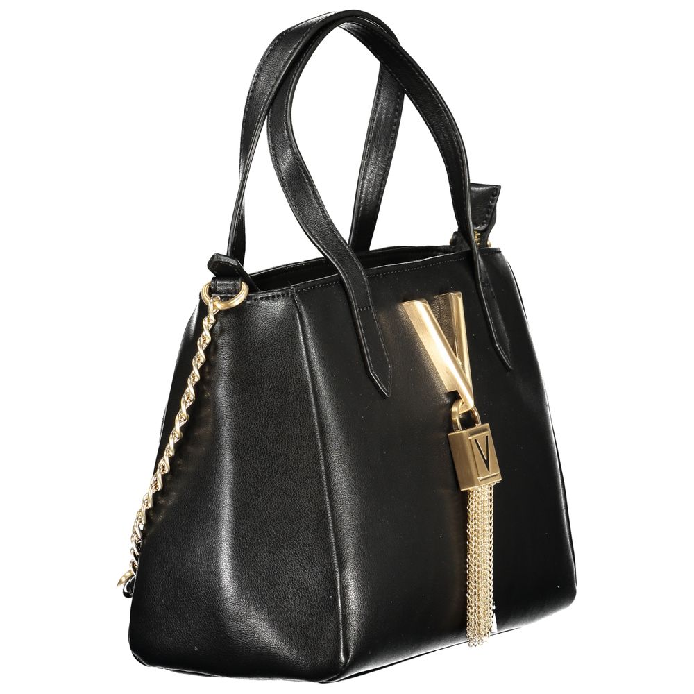 Black Polyurethane Women's Bag