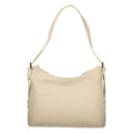 Beige Polyurethane Womens Bag